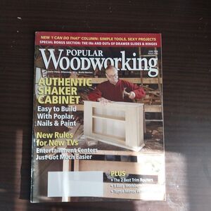 Popular Woodworking No 155 Shaker Cabinet, Entertainment Centers, Trim Routers